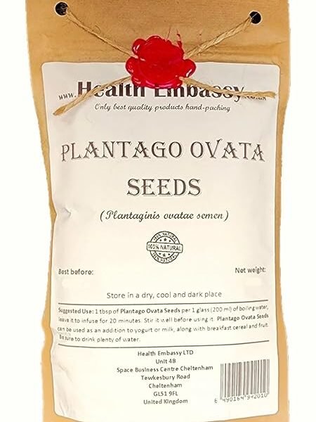 Health Embassy Plantago Ovata seeds (Plantaginis ovatae semen) (200g)