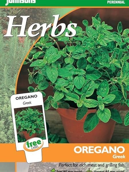 Johnsons 15918 Herb Seeds, Oregano Greek