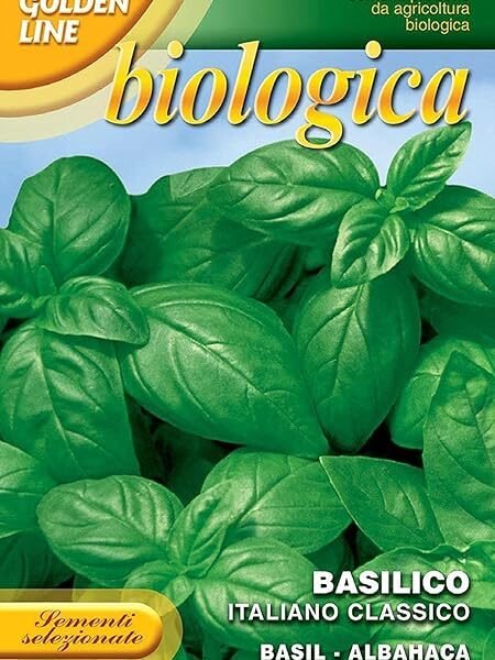 Franchi Seeds of Italy”Organic Range Basil Italiano Classico” Seeds