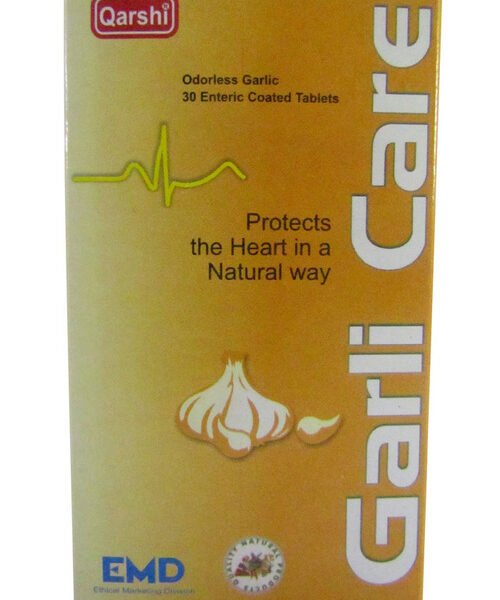 Qarshi Garlicare 30 Tablets – Natural Cardiovascular & Cholesterol Support